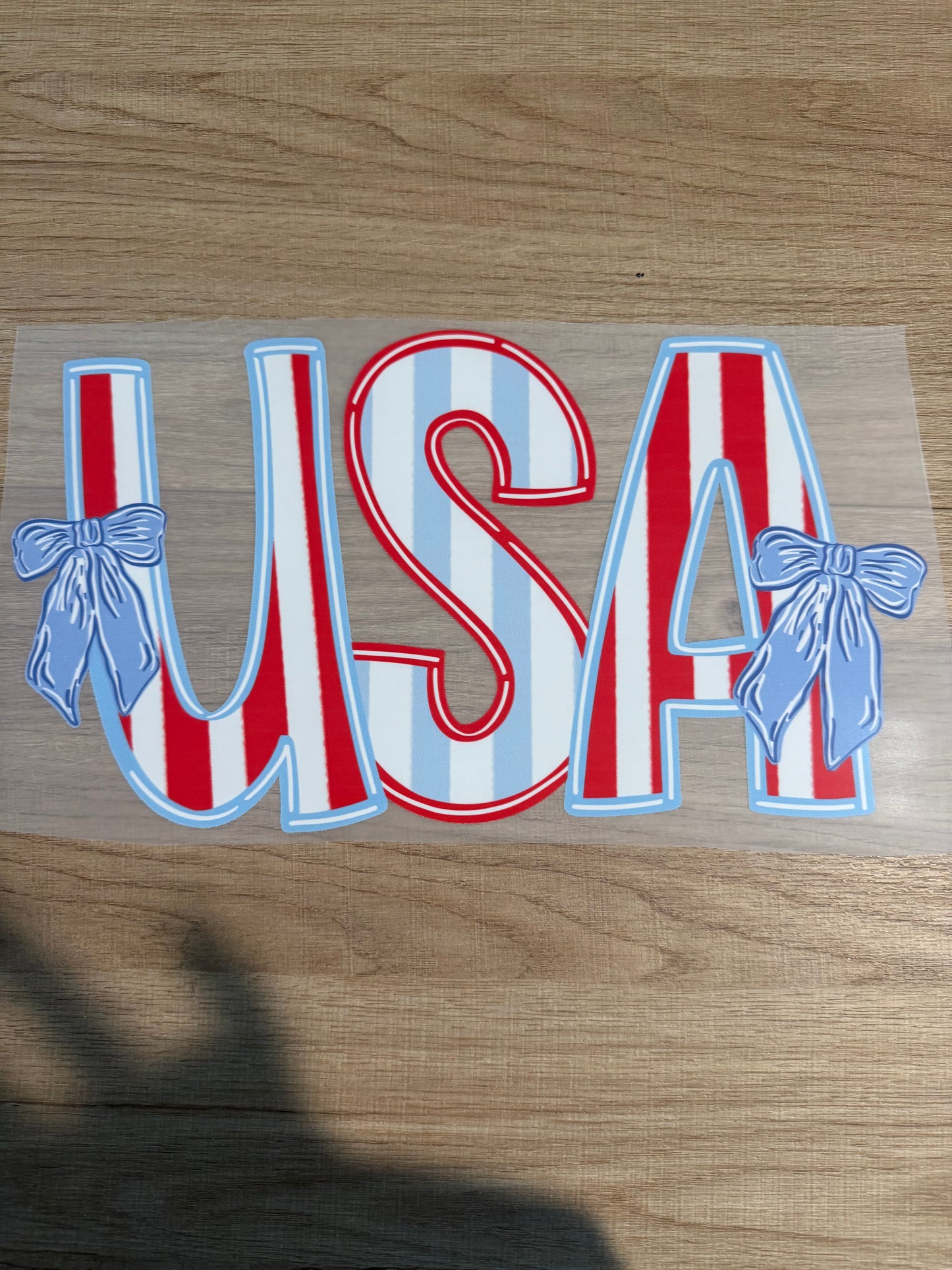 usa with bows transfer