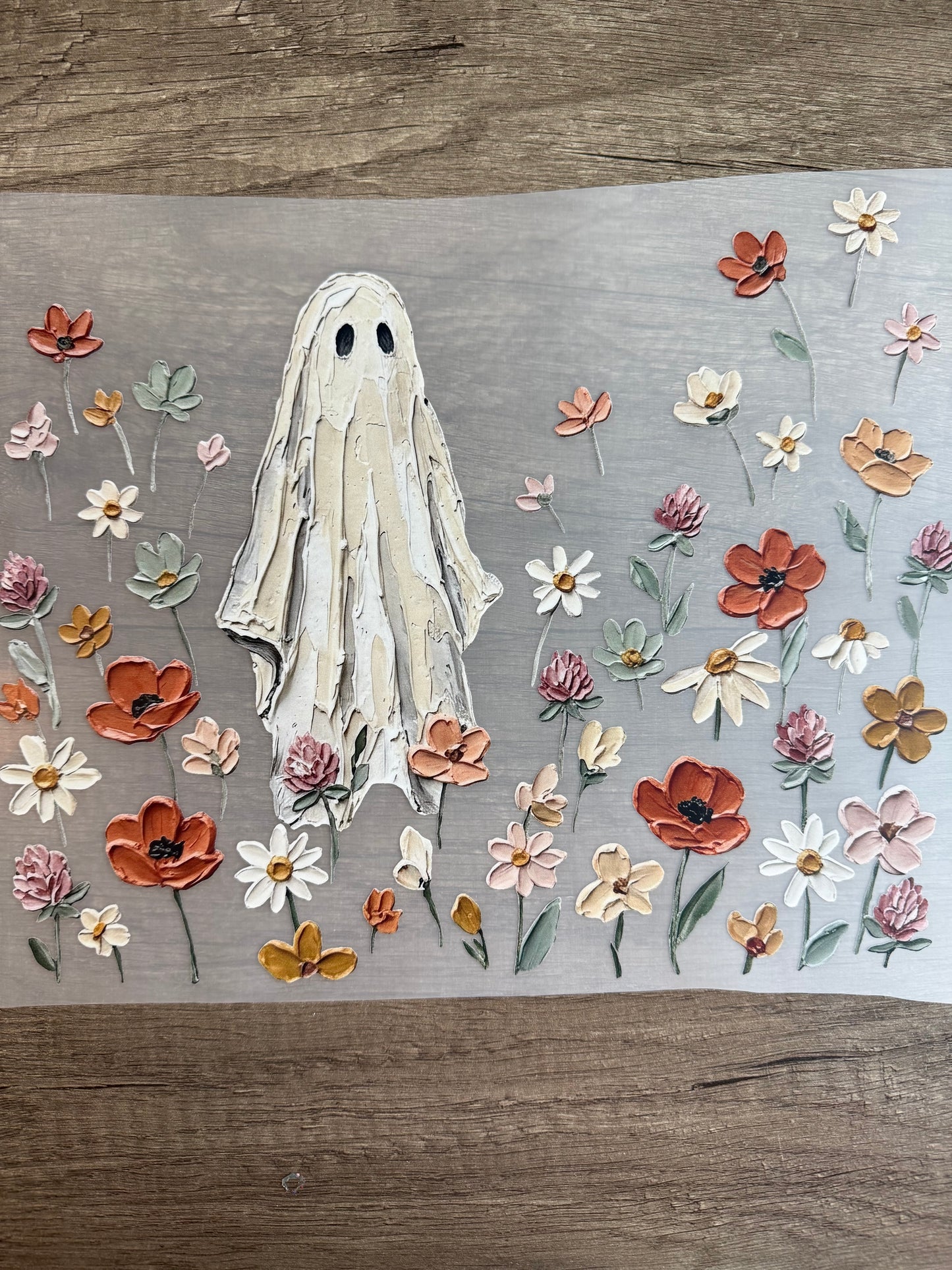 flowers with ghost transfer