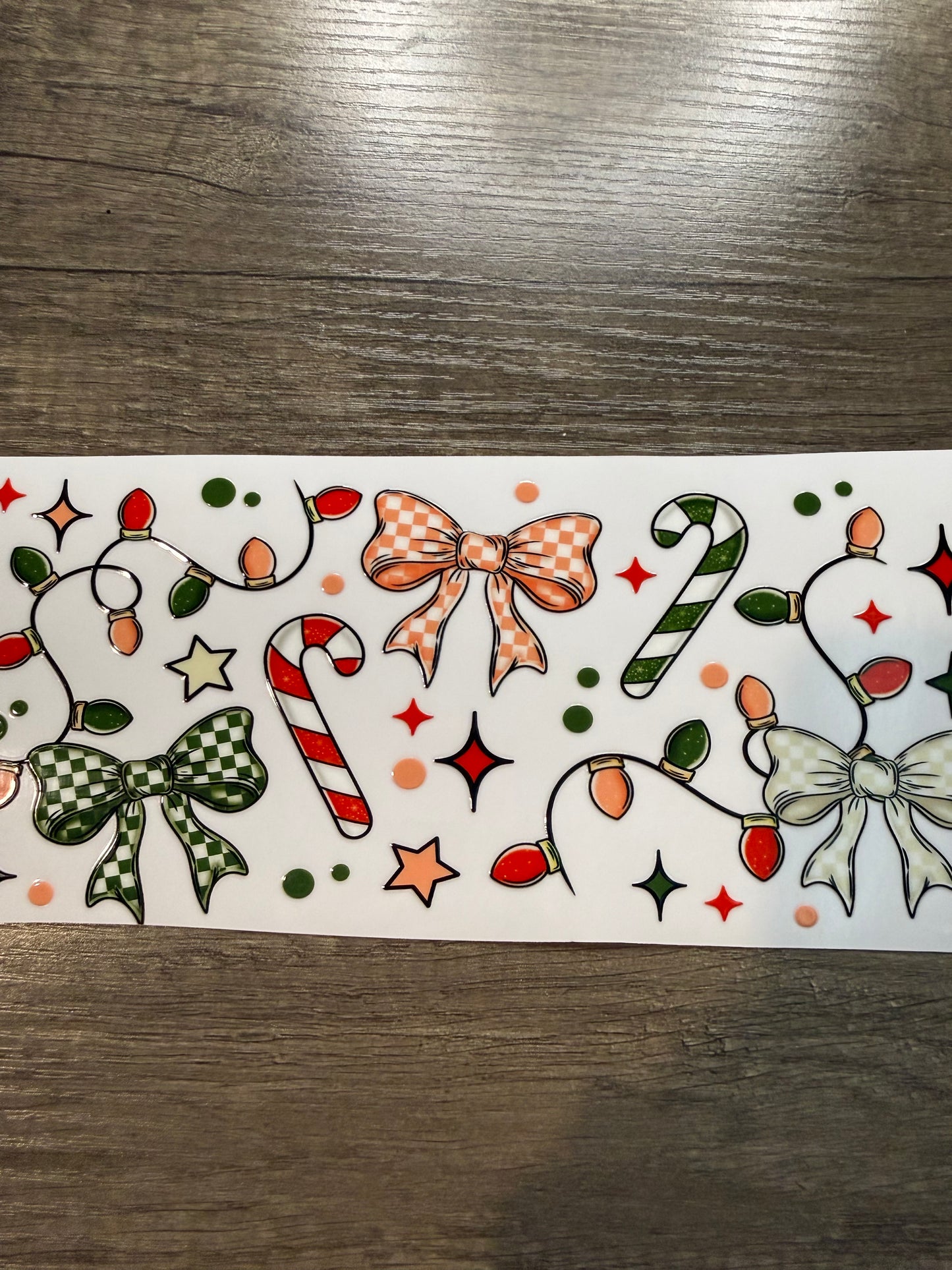 christmas lights decal