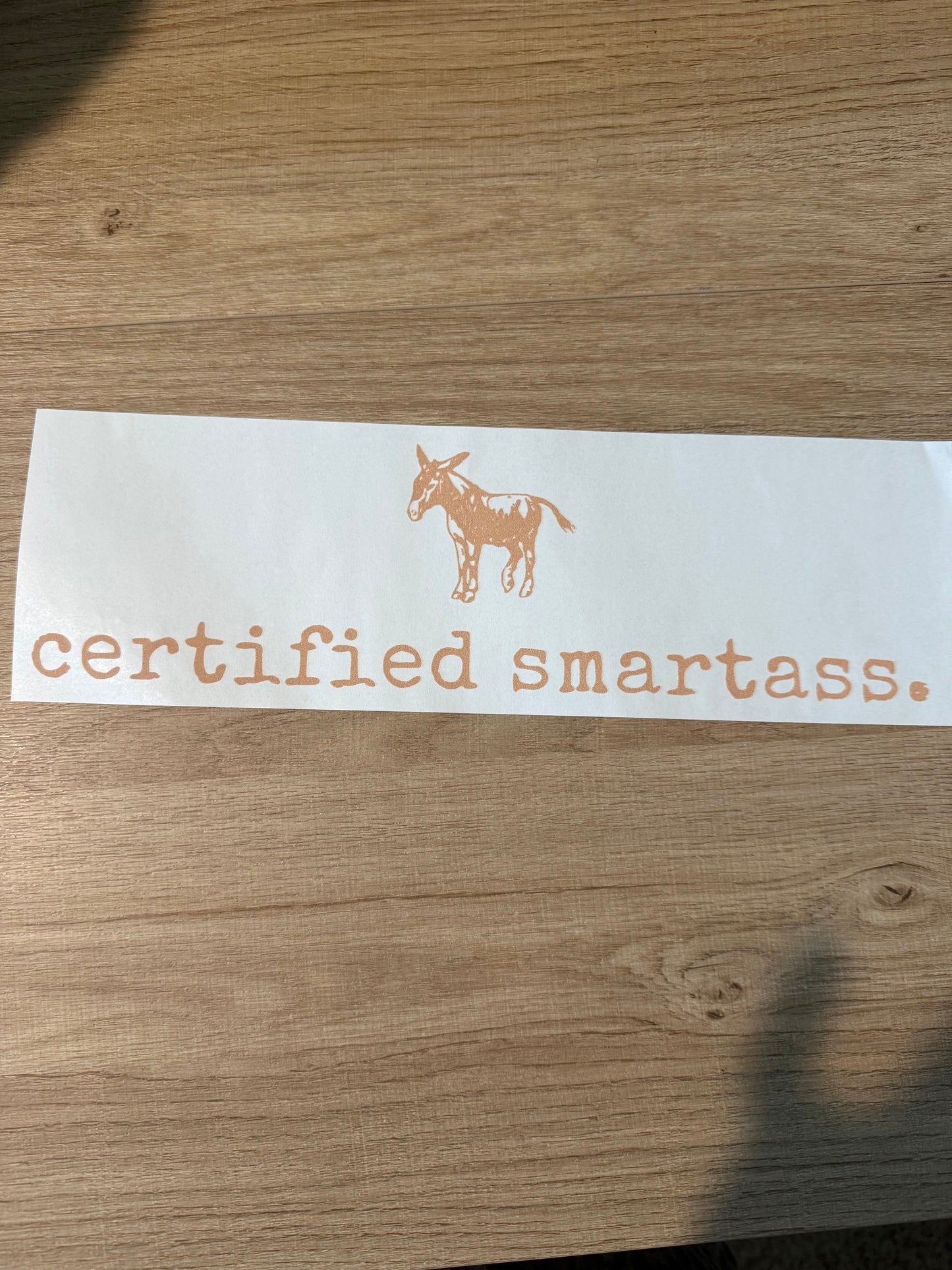 certified smartass transfer