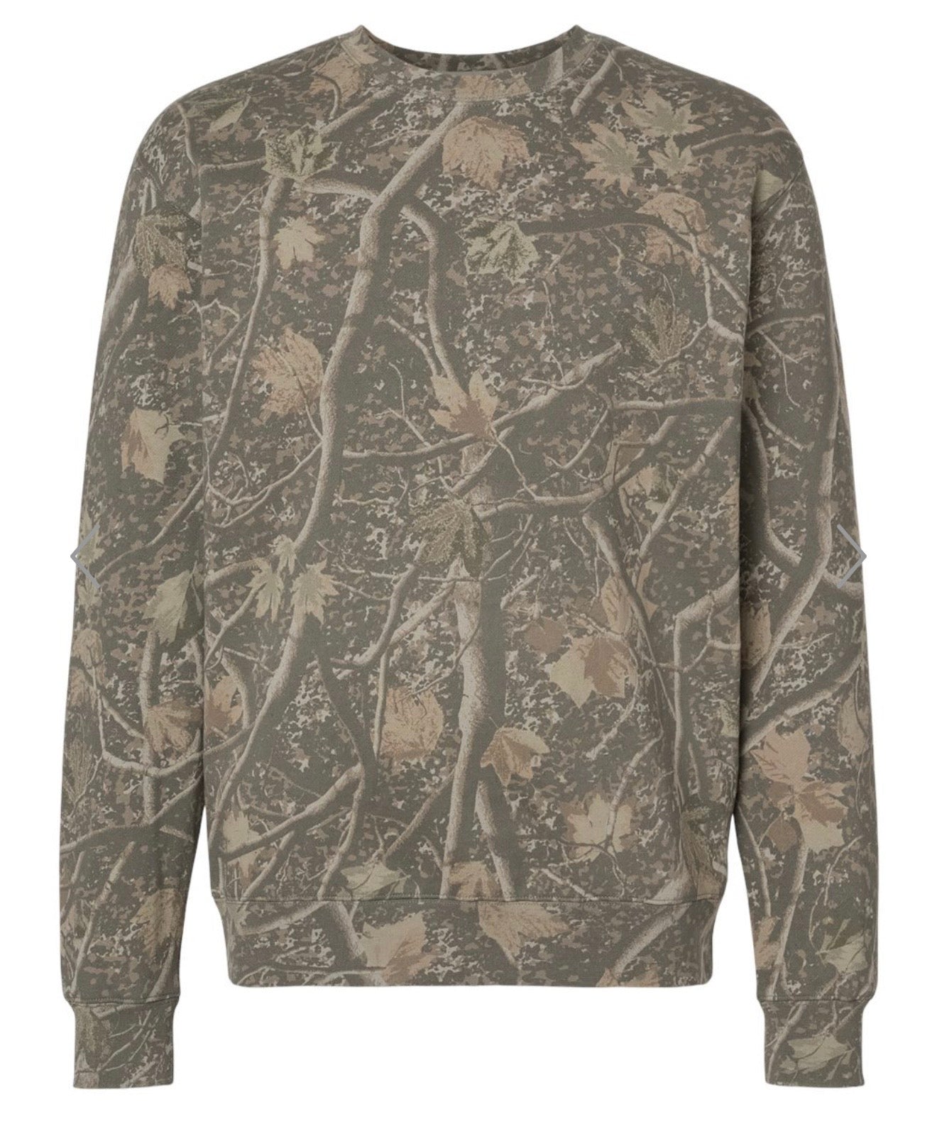 camo crewneck PRE ORDER