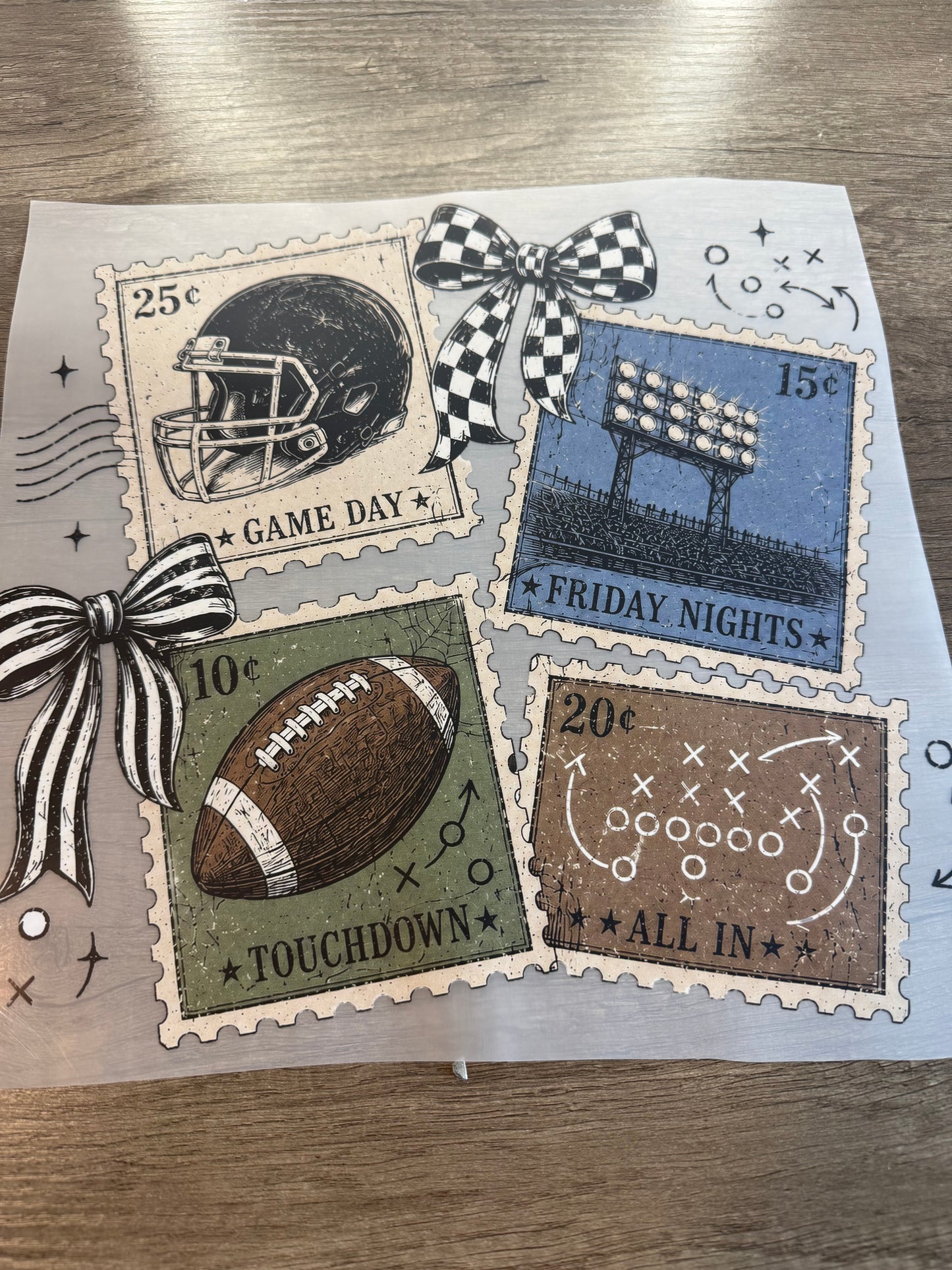 game day stamps transfer