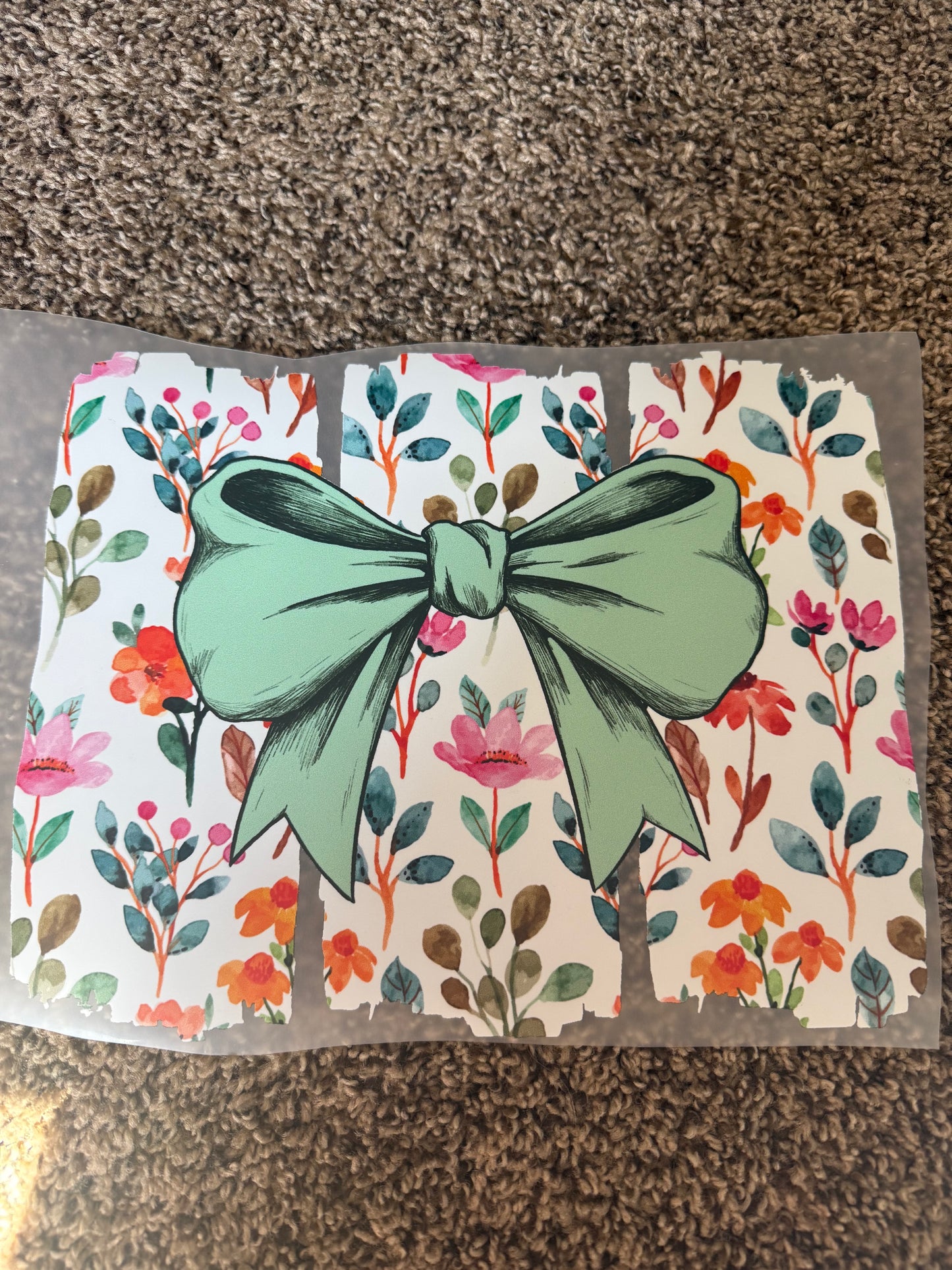green bow transfer
