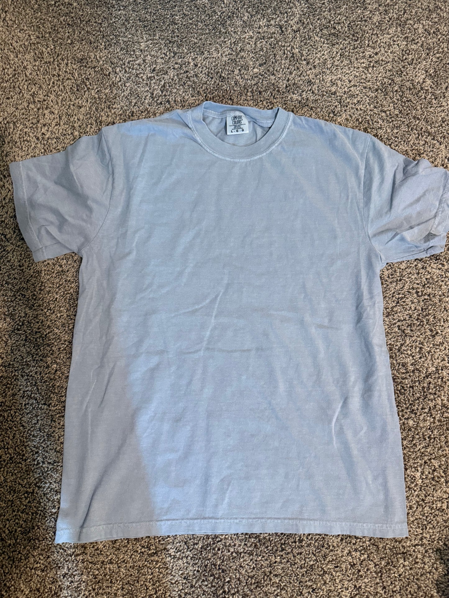grey comfort colors t-shirt