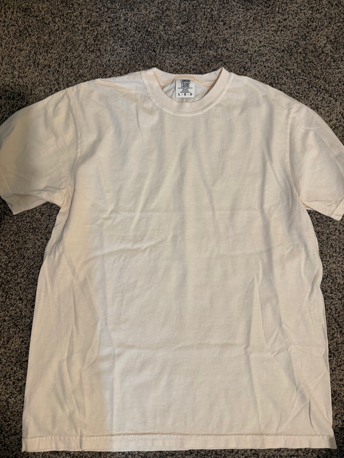 ivory comfort colors t-shirt