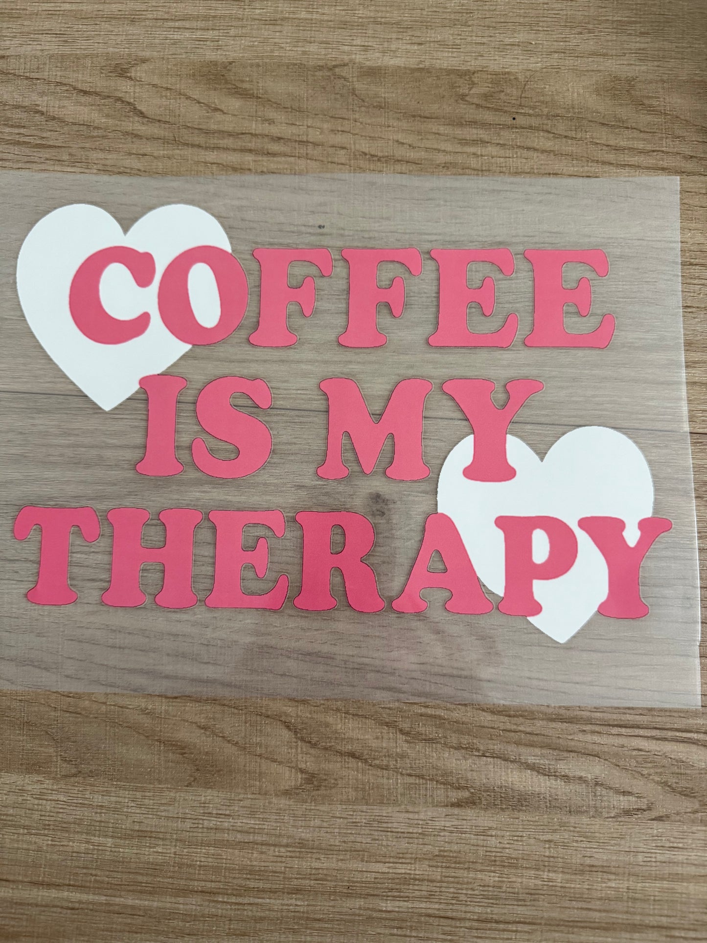 coffee is my therapy transfer