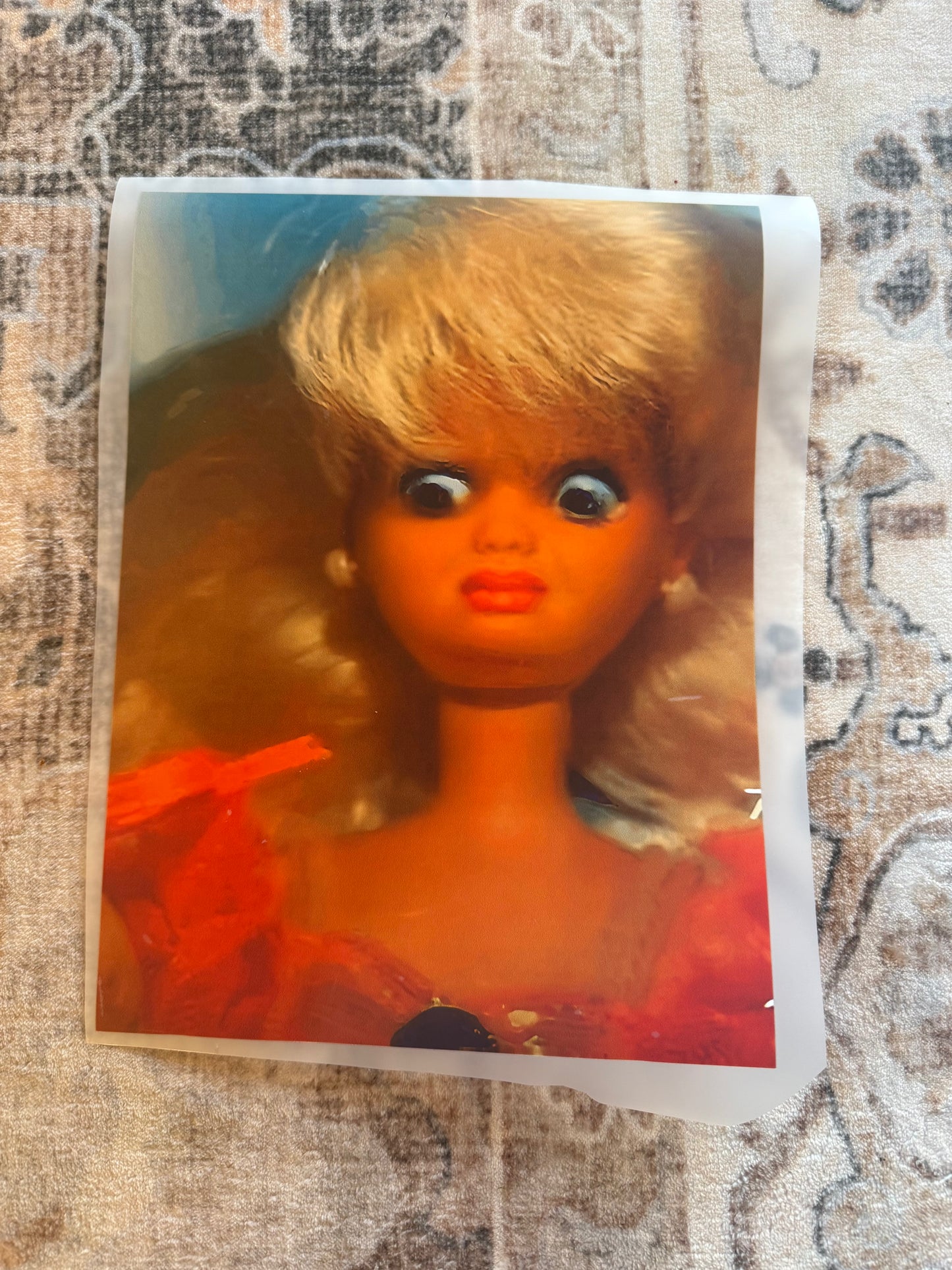 wide eyed doll transfer