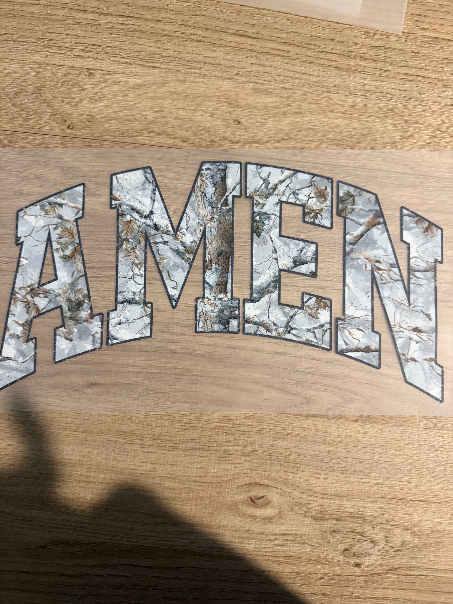 camo amen transfer