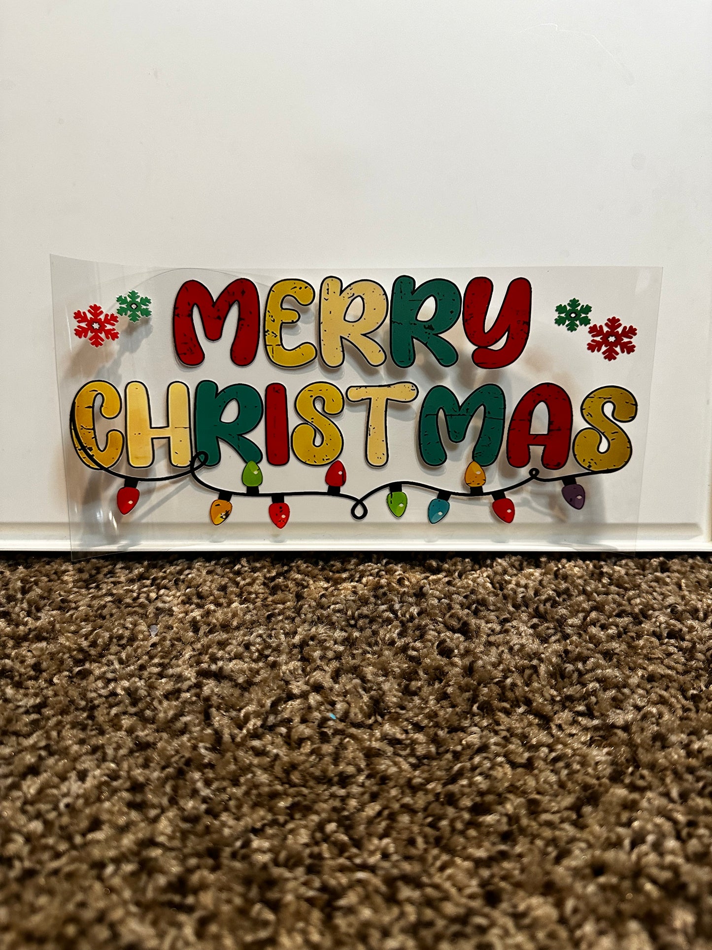 merry Christmas decal