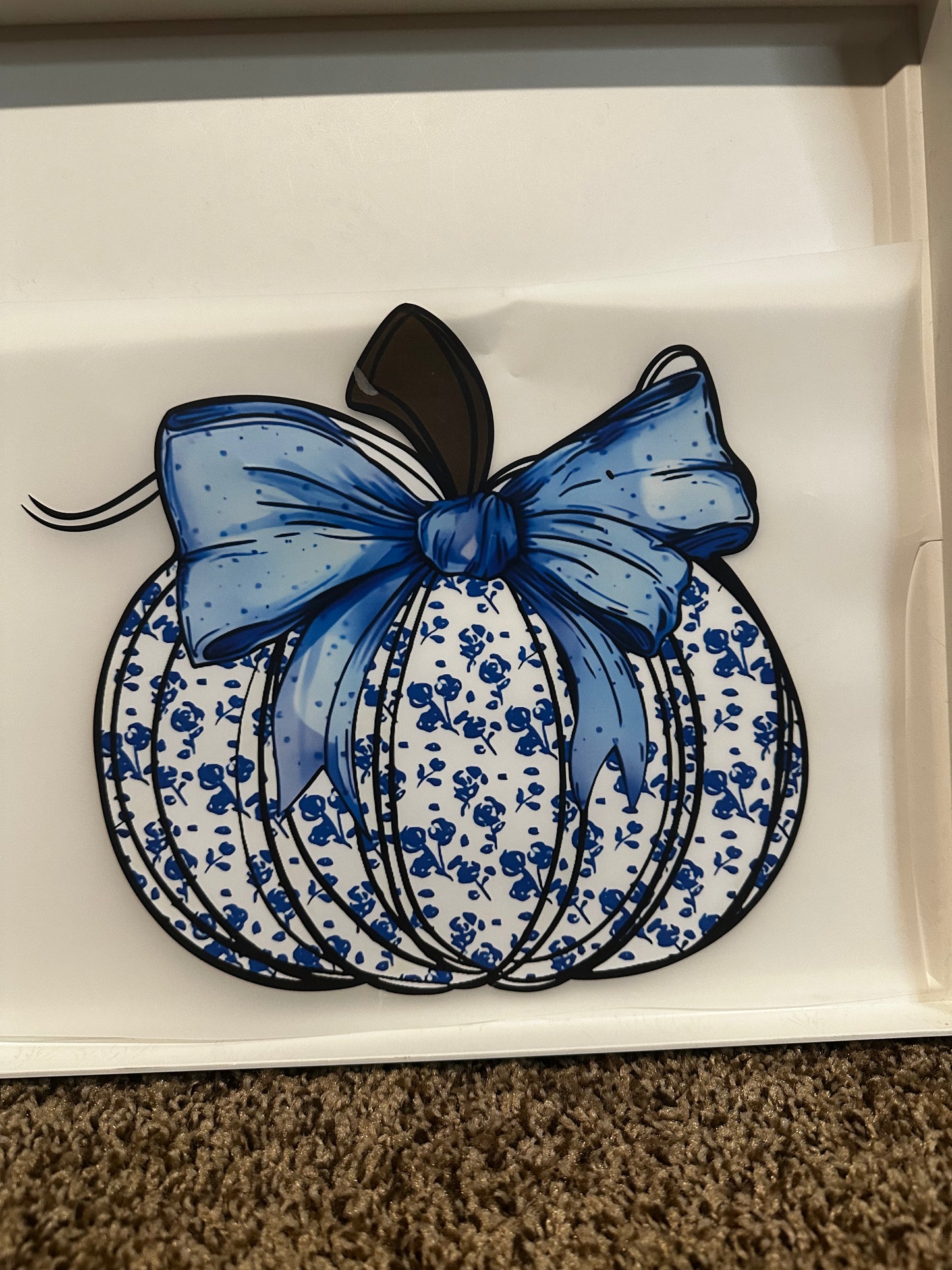 blue pumpkin transfer