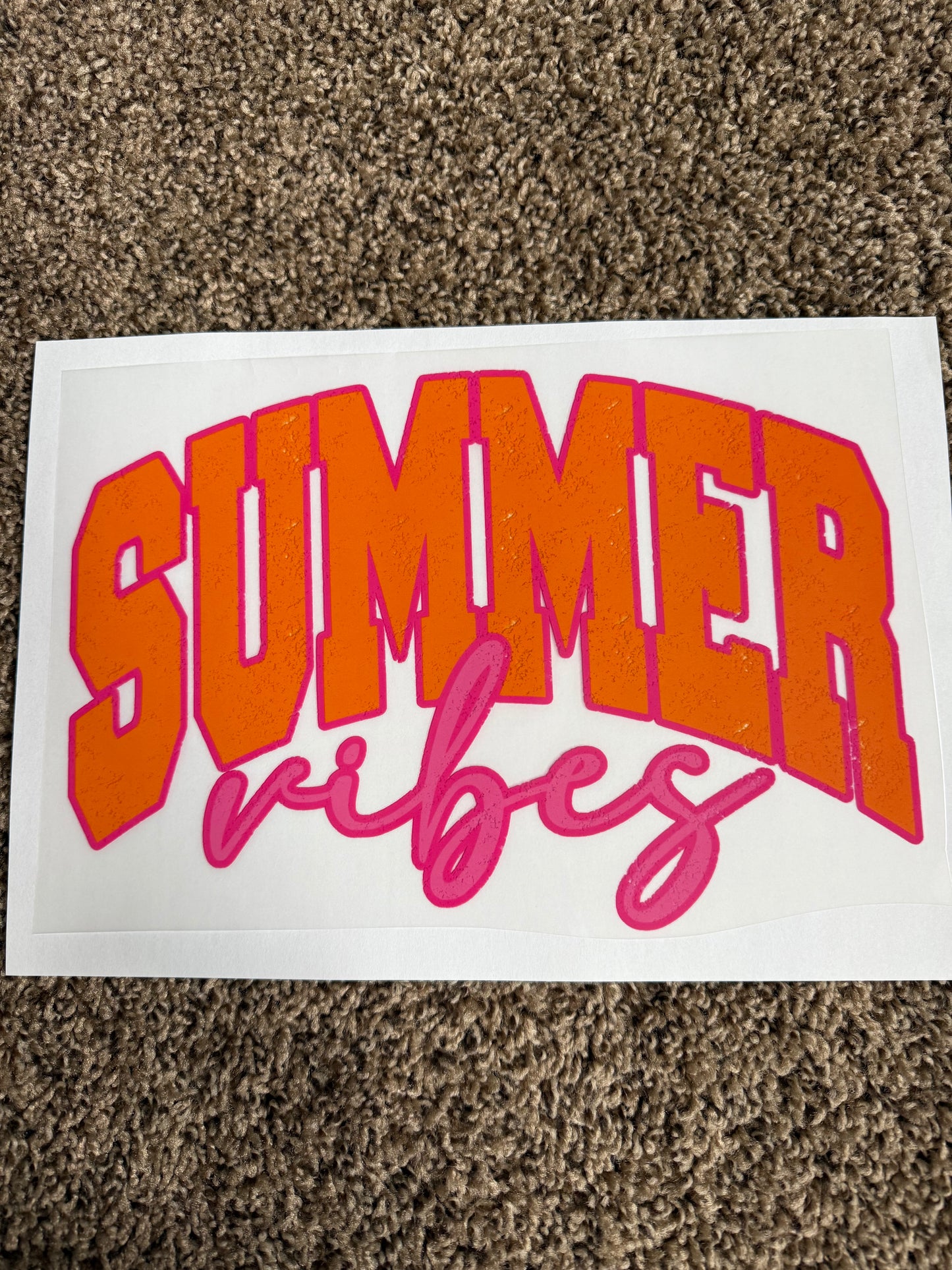 Summer vibes transfer
