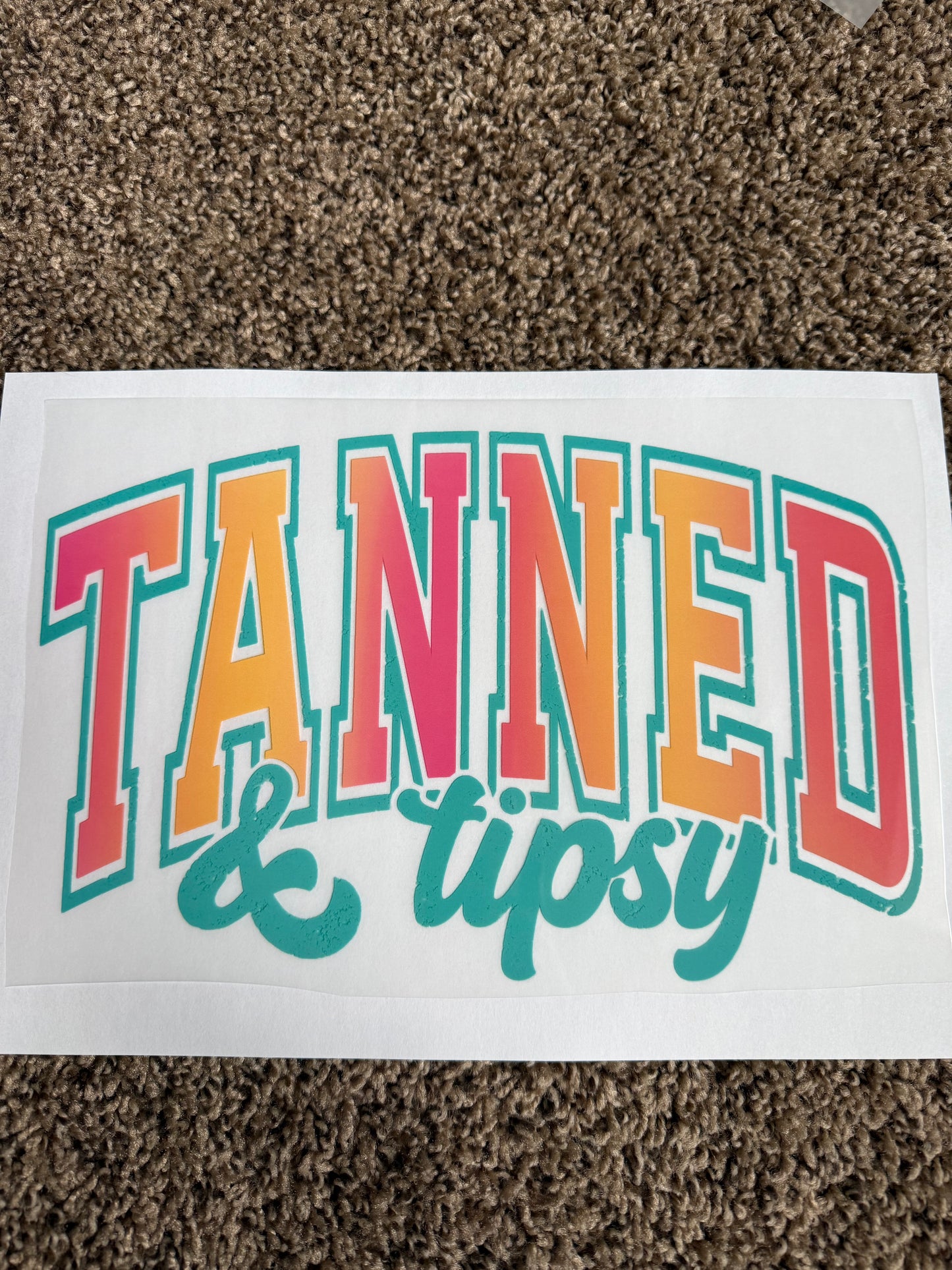 Tanned and tipsy transfer