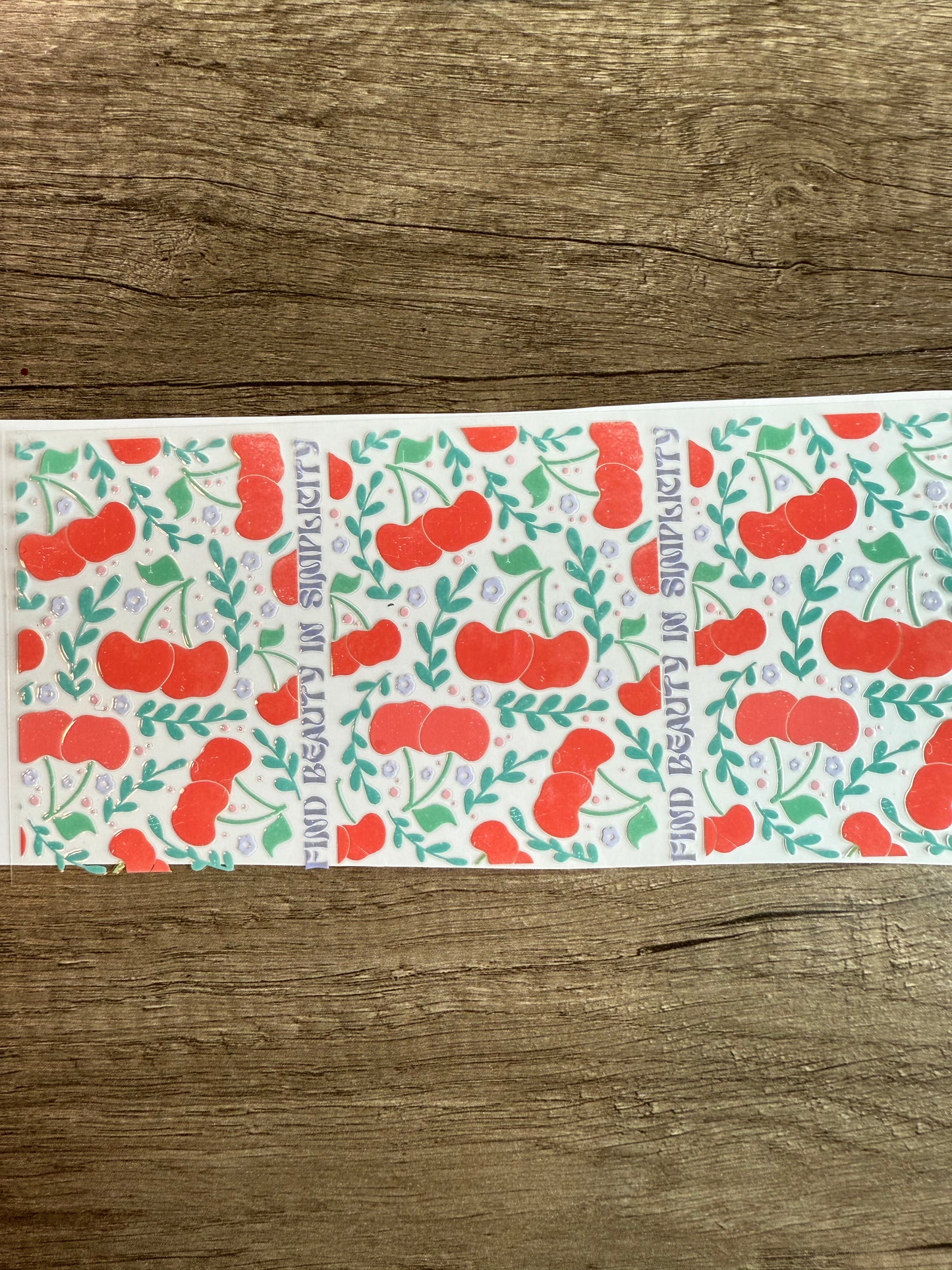 cherry decal
