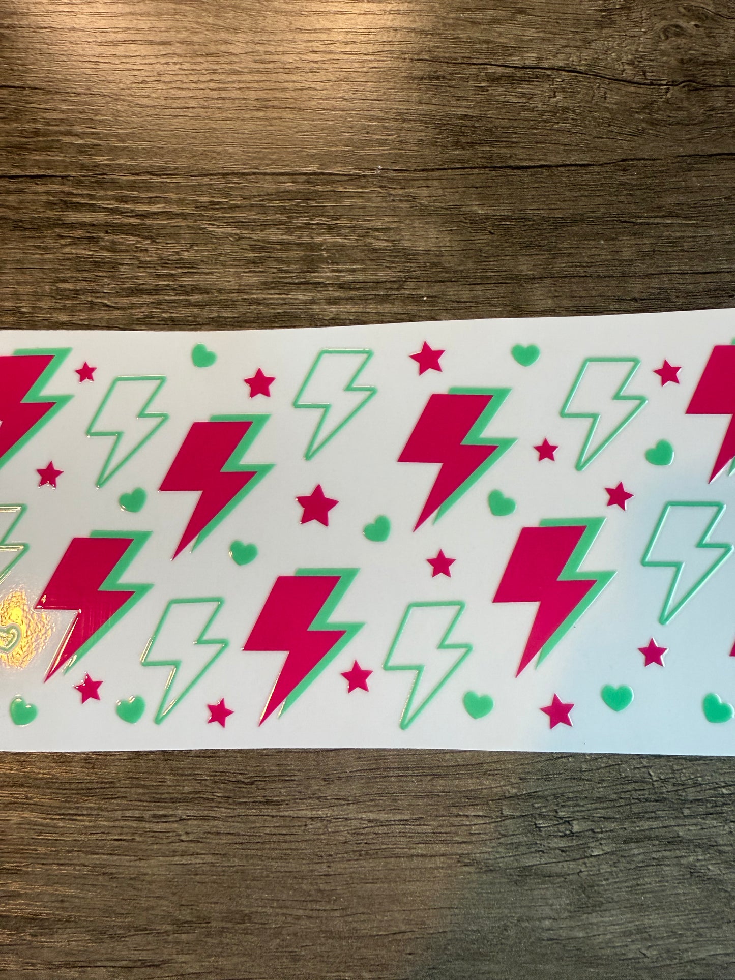 lightening decal