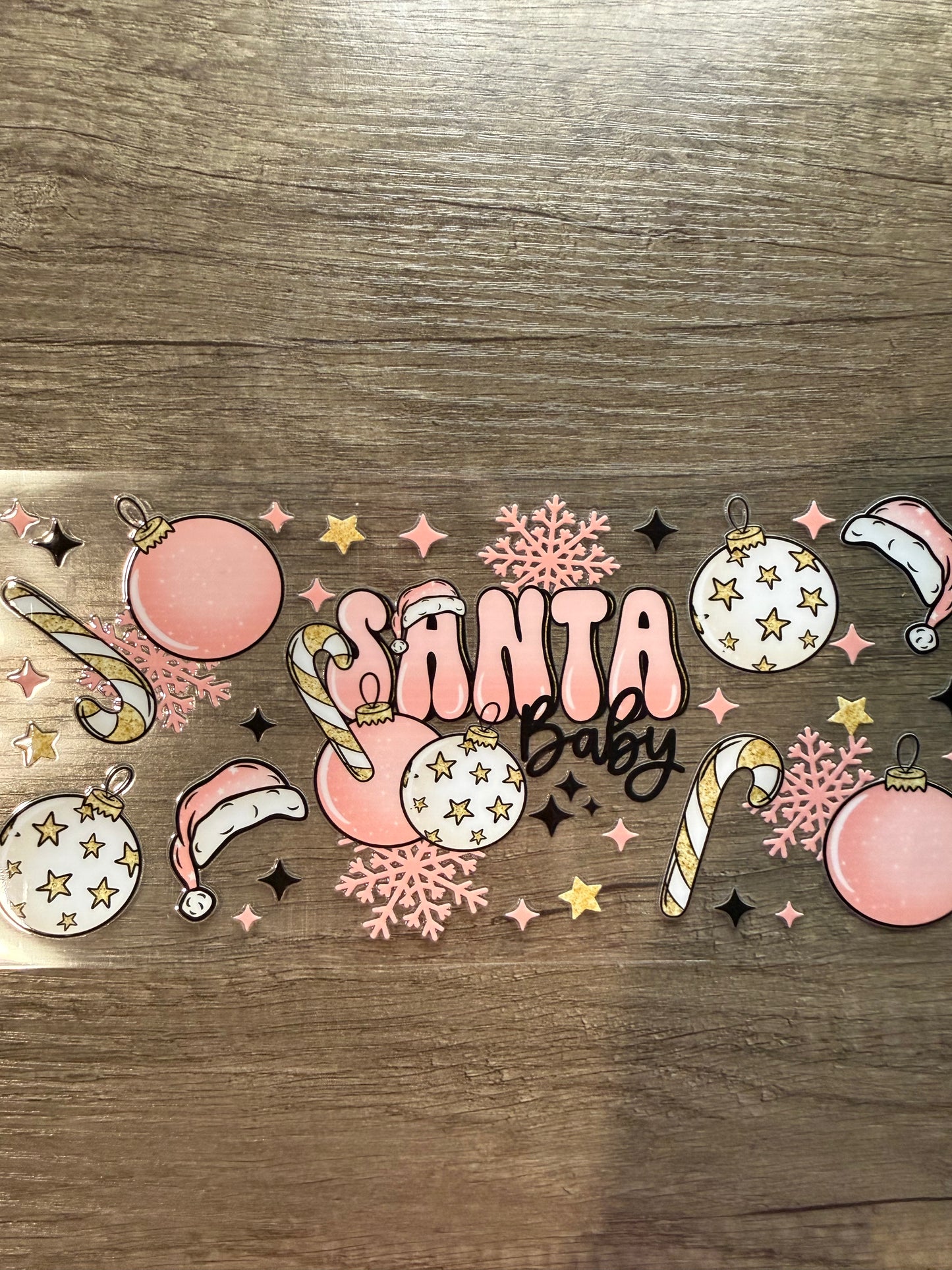 Santa baby decal