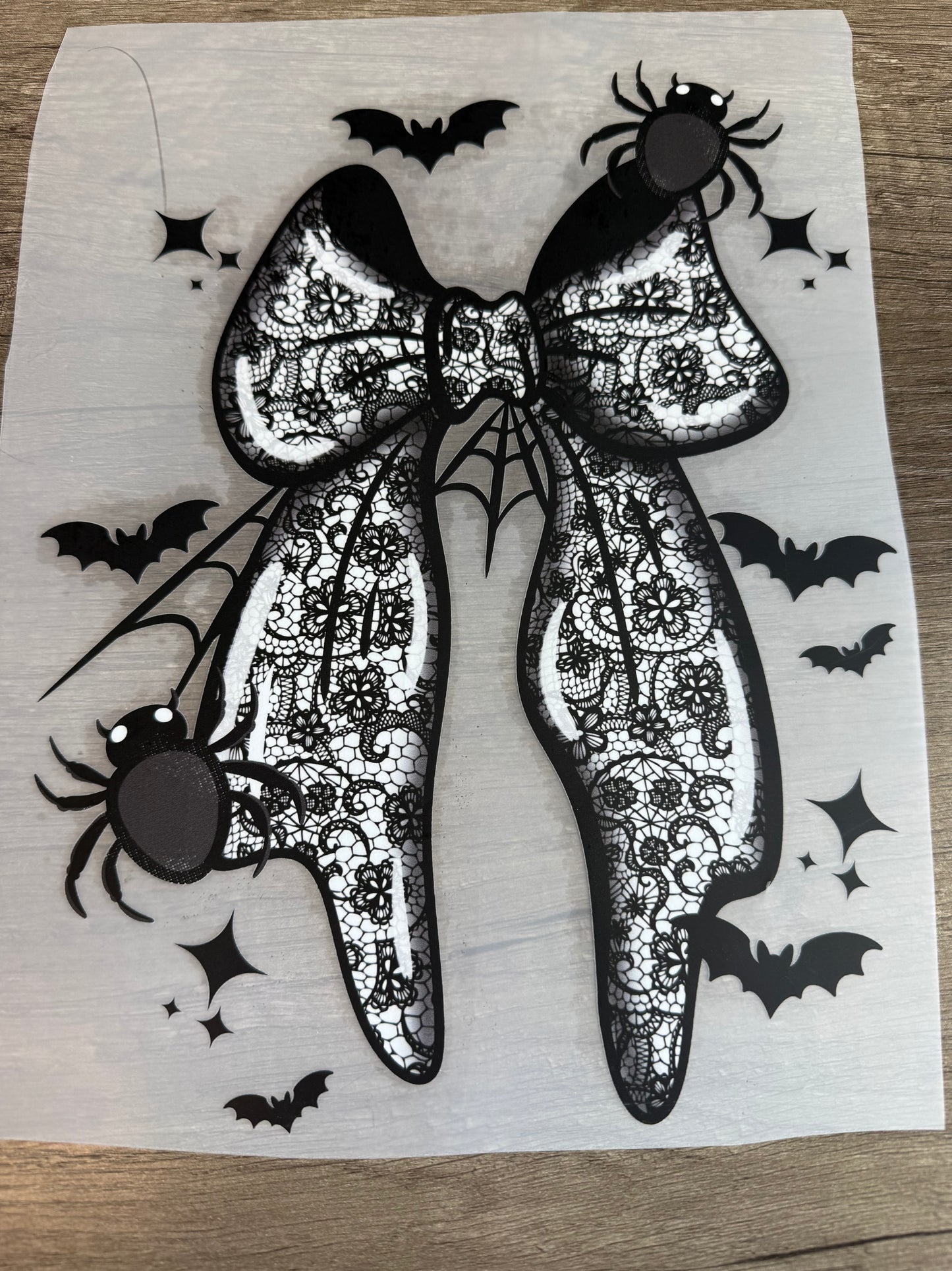 halloween bow transfer