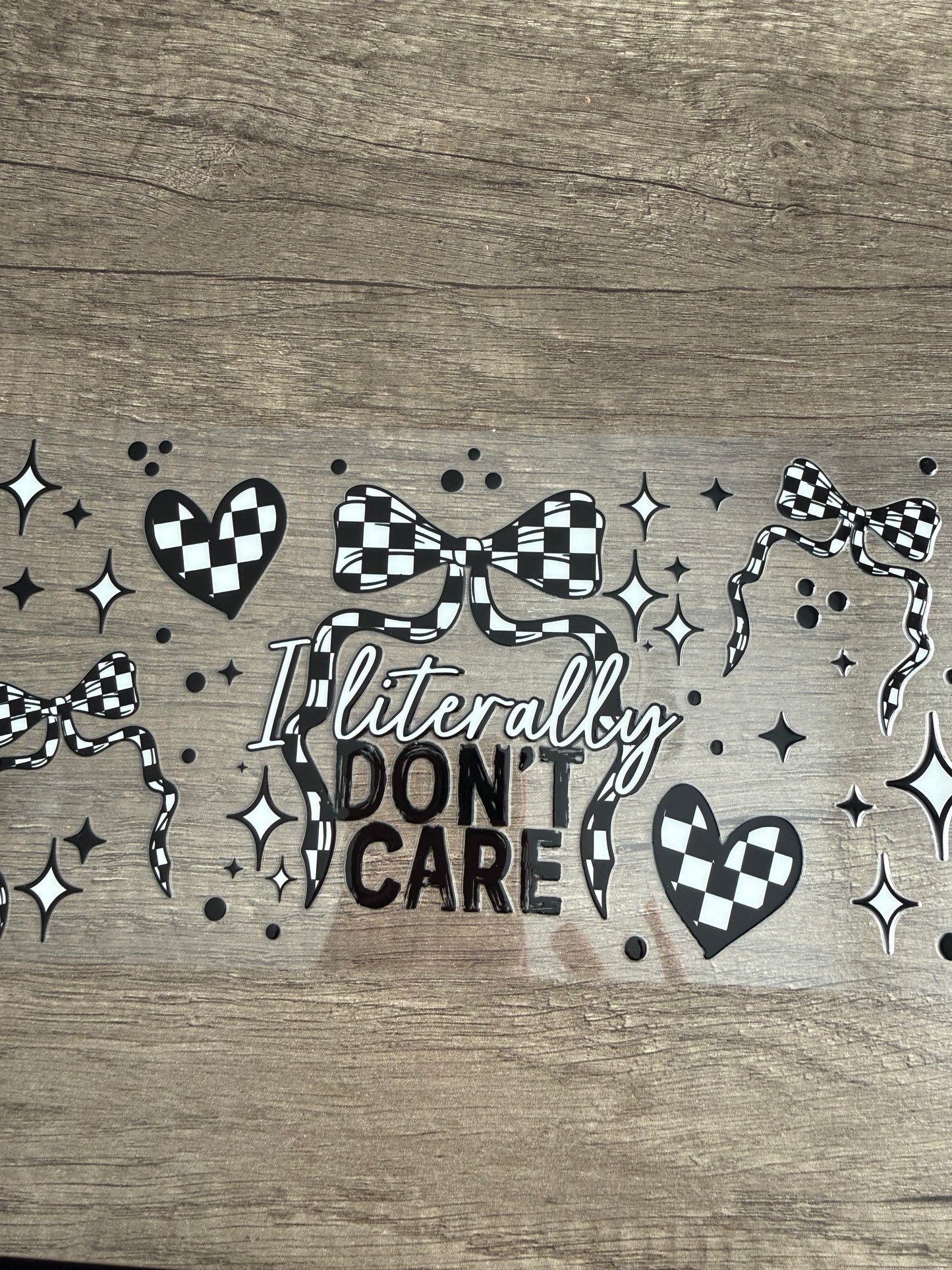 don't care decal