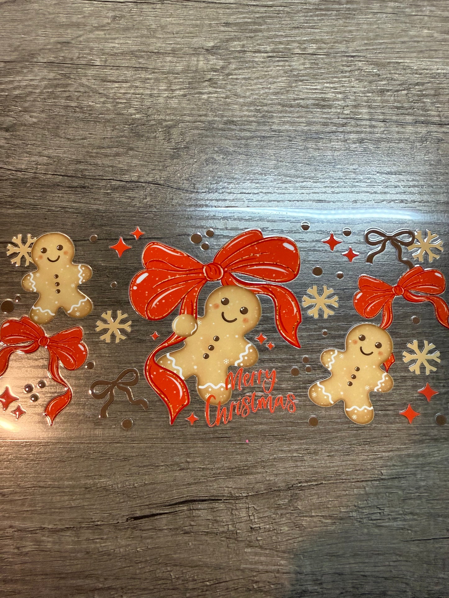 gingerbread decal