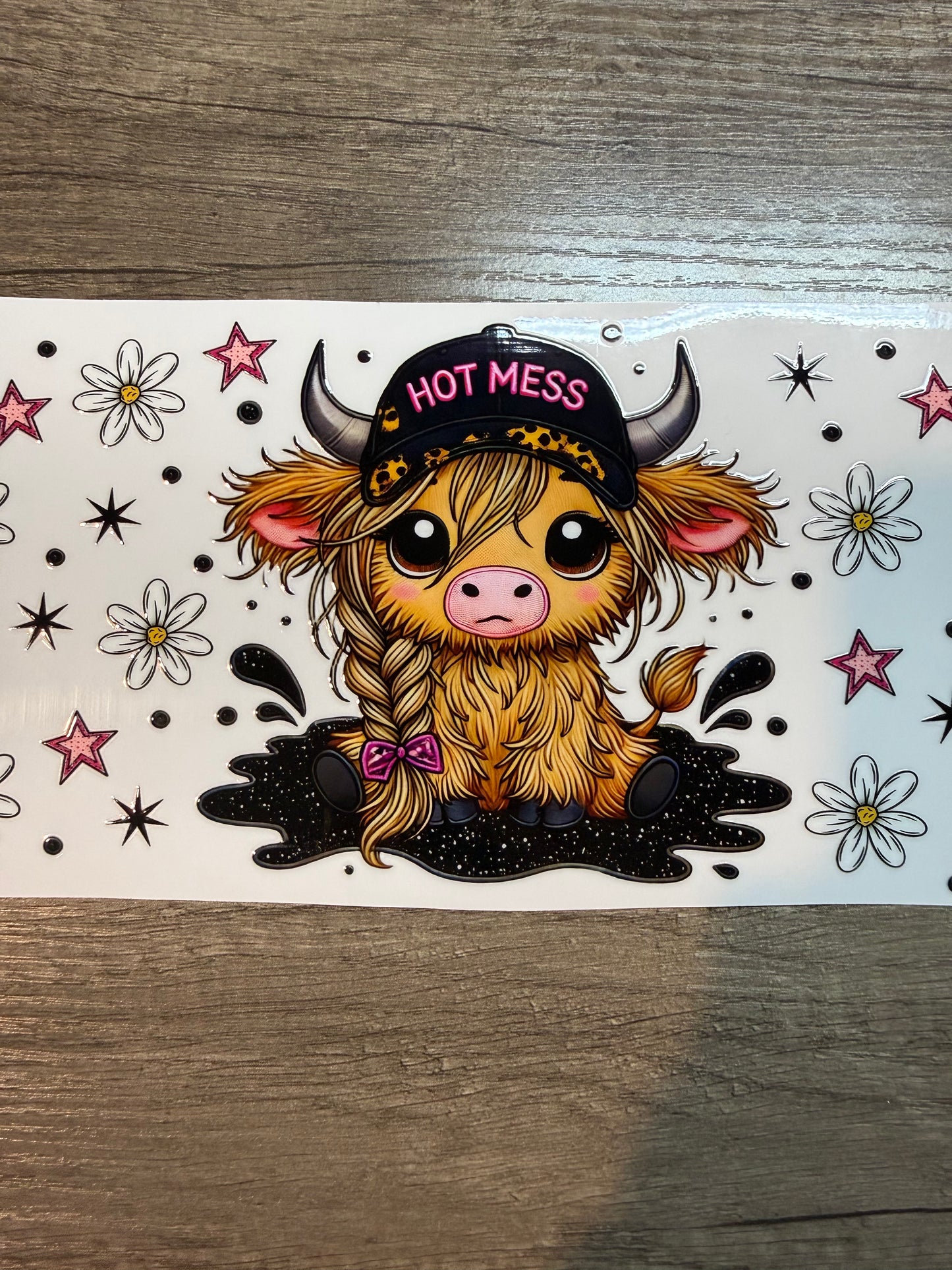 40 oz cow decal