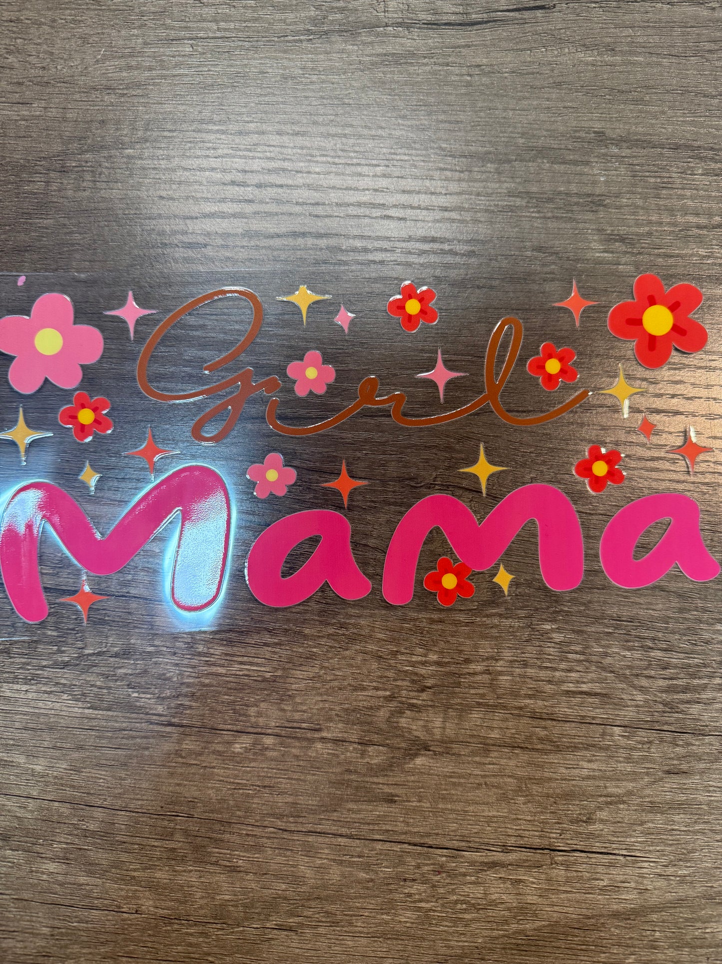 girl mama decal