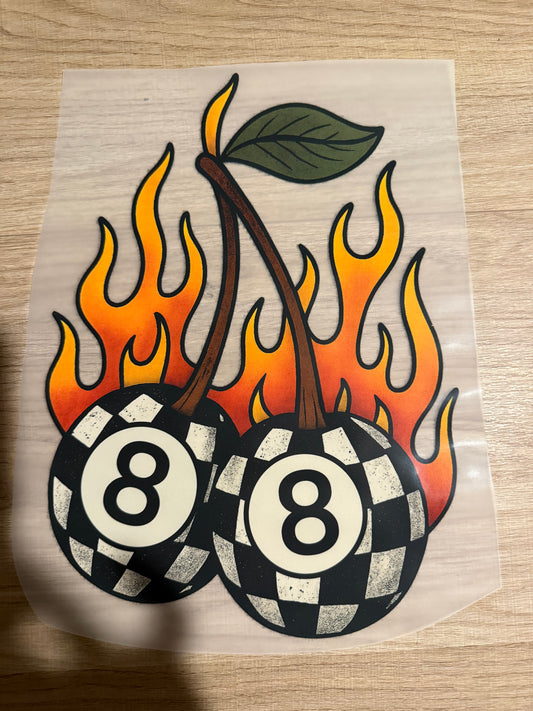 8 ball cherry transfer