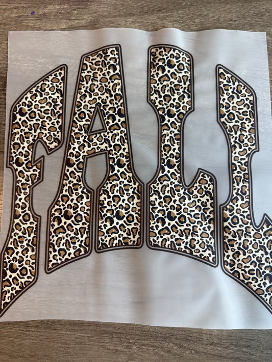 cheetah print fall transfer