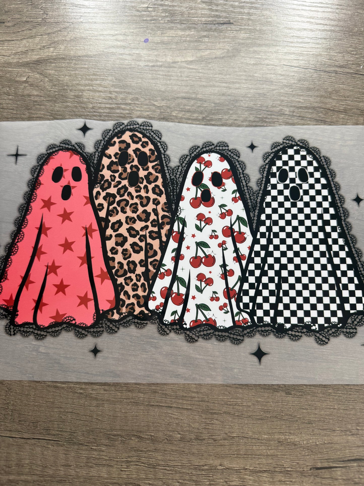 cute patterned ghost’s transfer