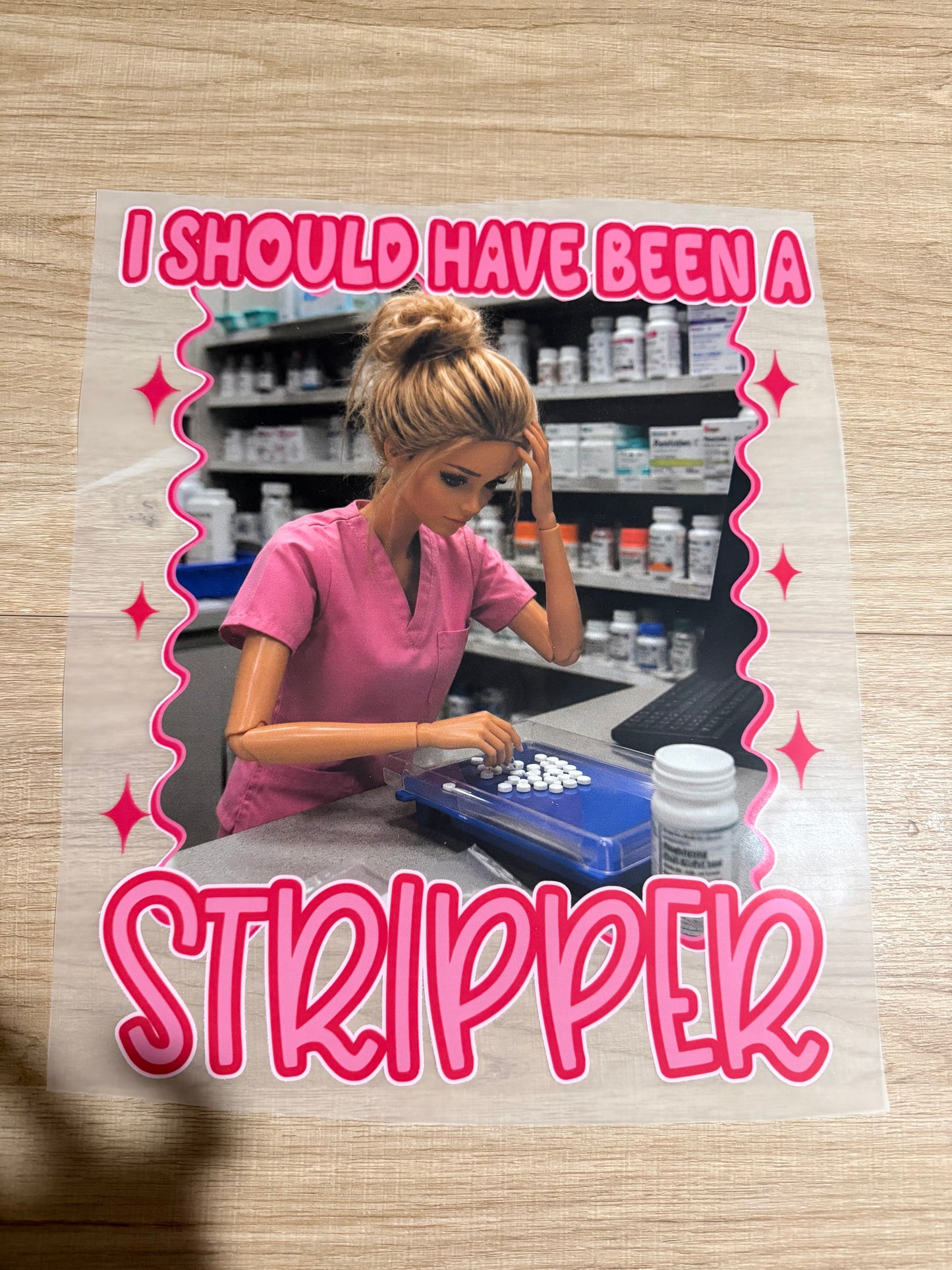 i should have been a stripper transfer
