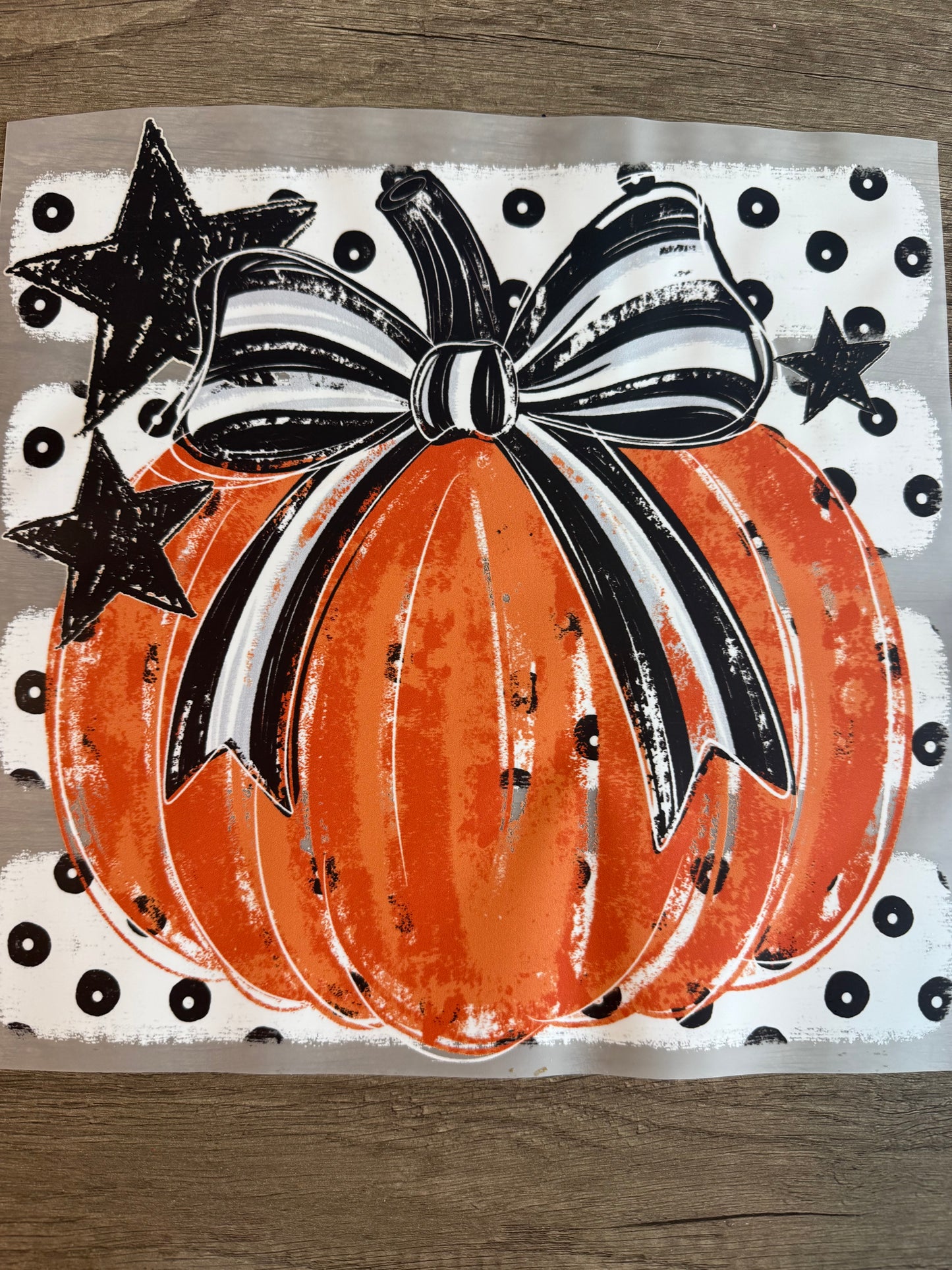 pumpkin with stars transfer
