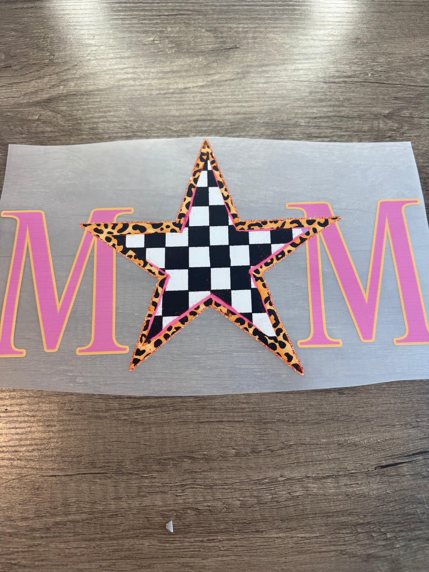 checkered star mom transfer