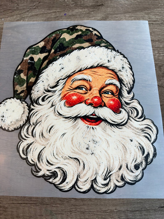 camo santa transfer