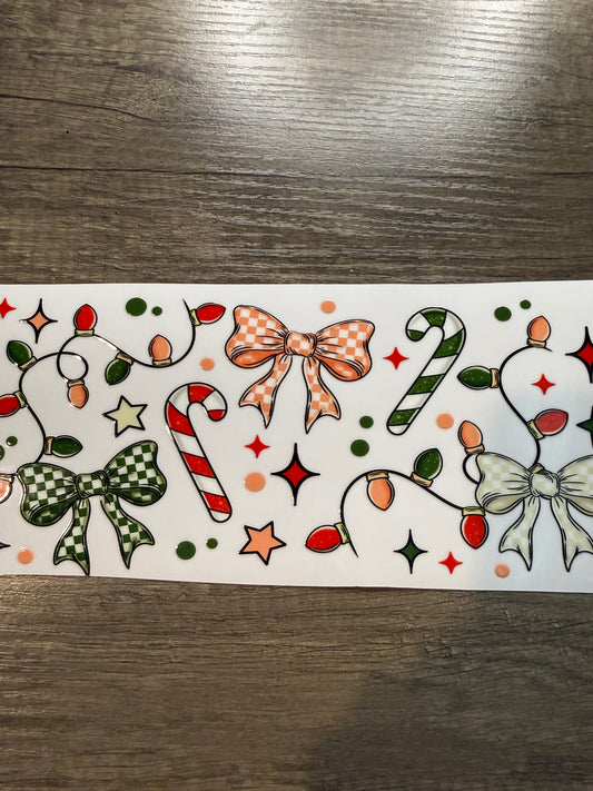 christmas lights decal