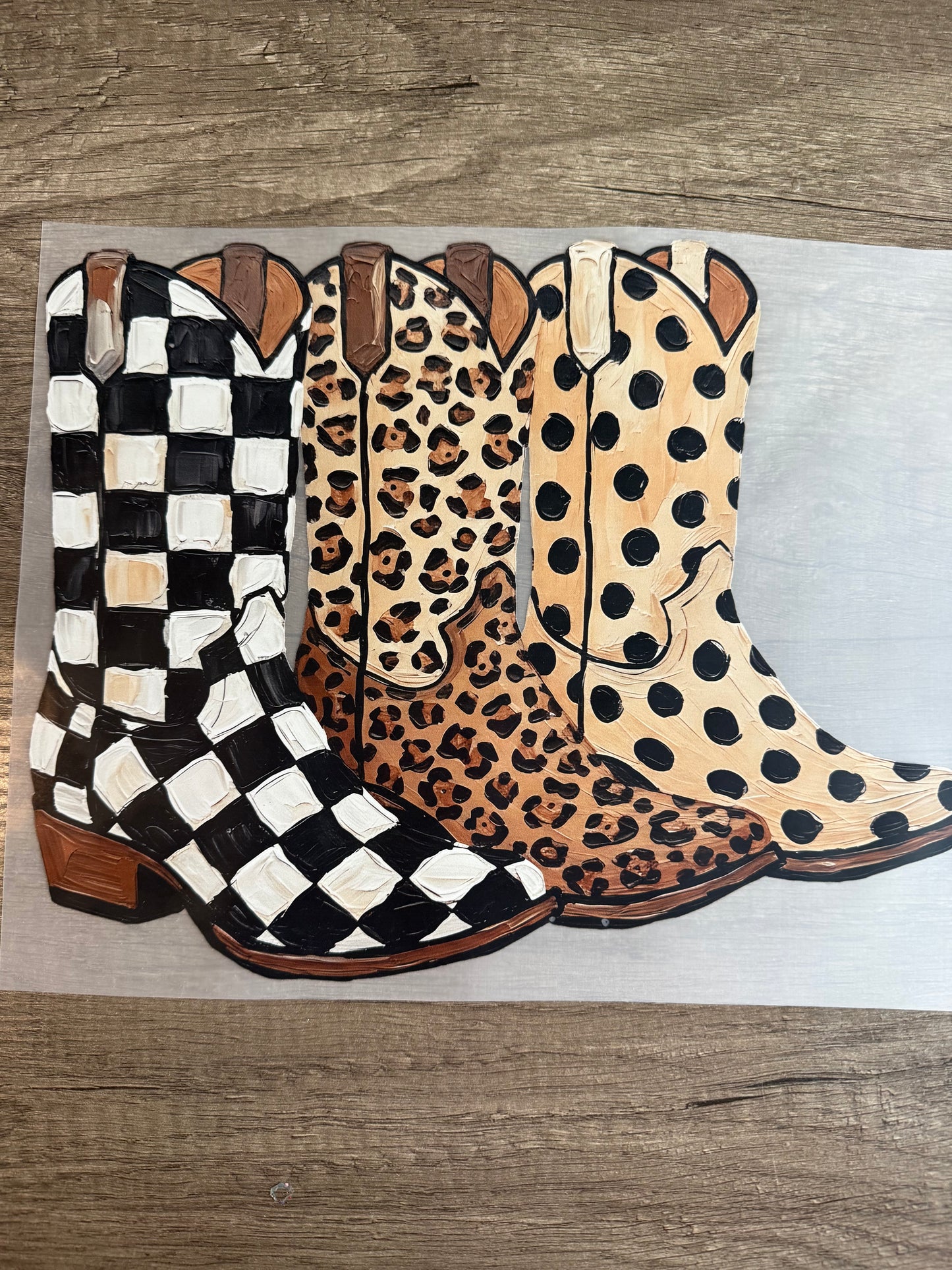 cowgirl boots transfer