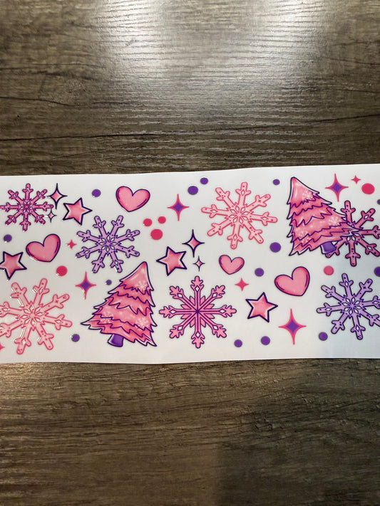 bright christmas decal