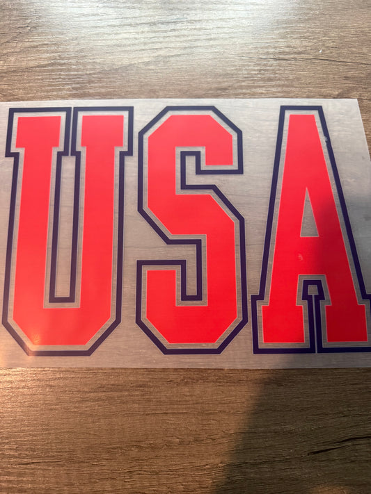 retro USA transfer