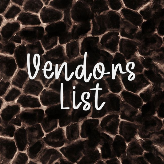 Crewneck Vendor’s List