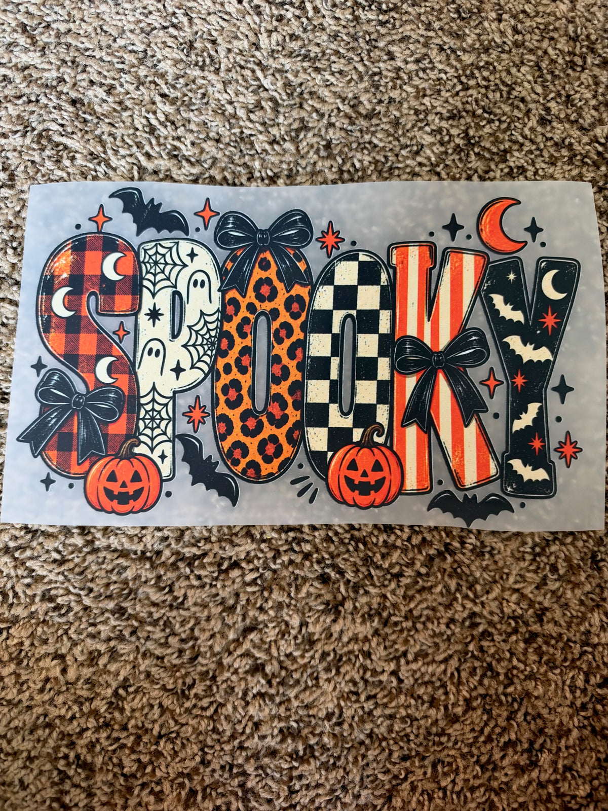 patterned spooky transfer