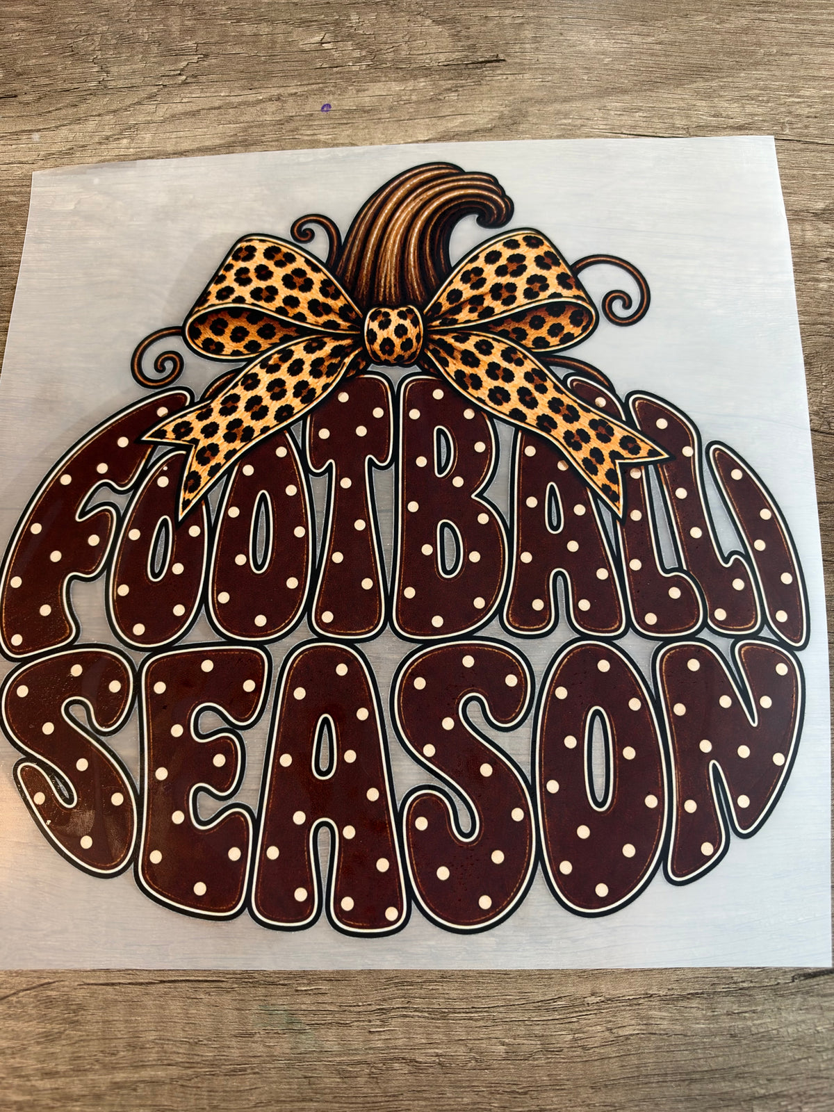 football season pumpkin transfer