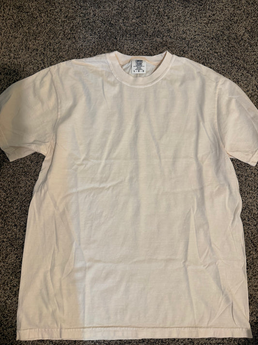 ivory comfort colors t-shirt