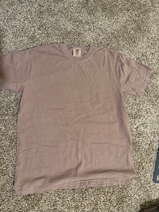brown comfort colors t-shirt