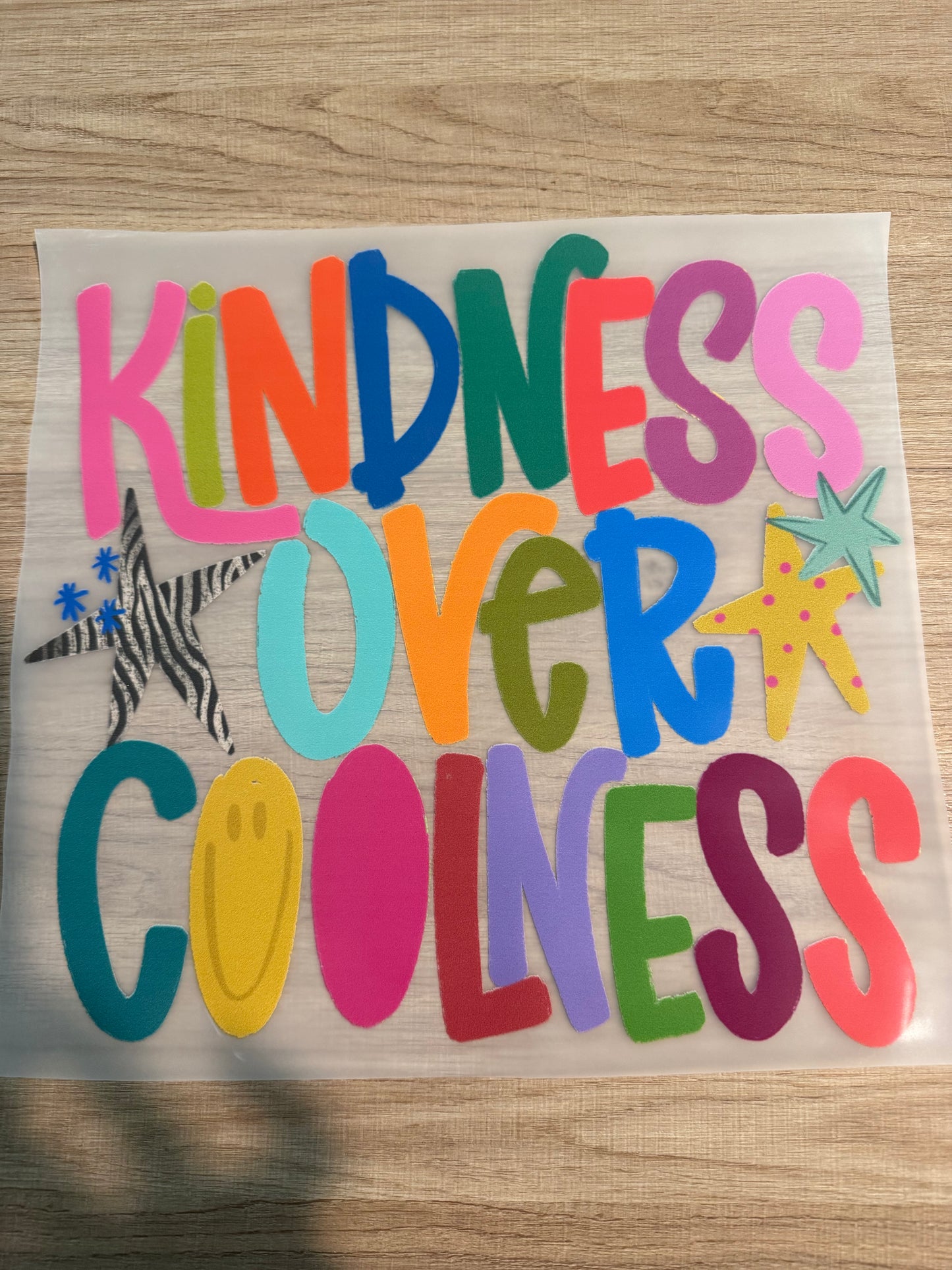 kindness over coolness transfer