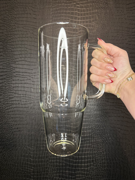 40 oz glass tumbler