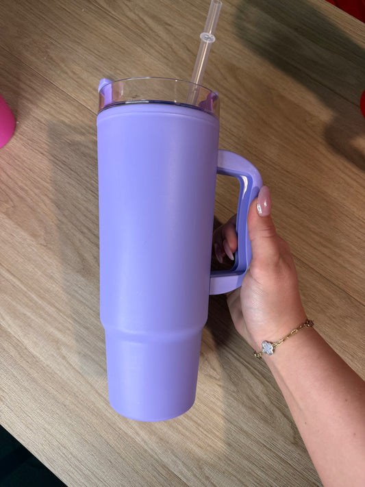 Acrylic lilac 24oz tumbler