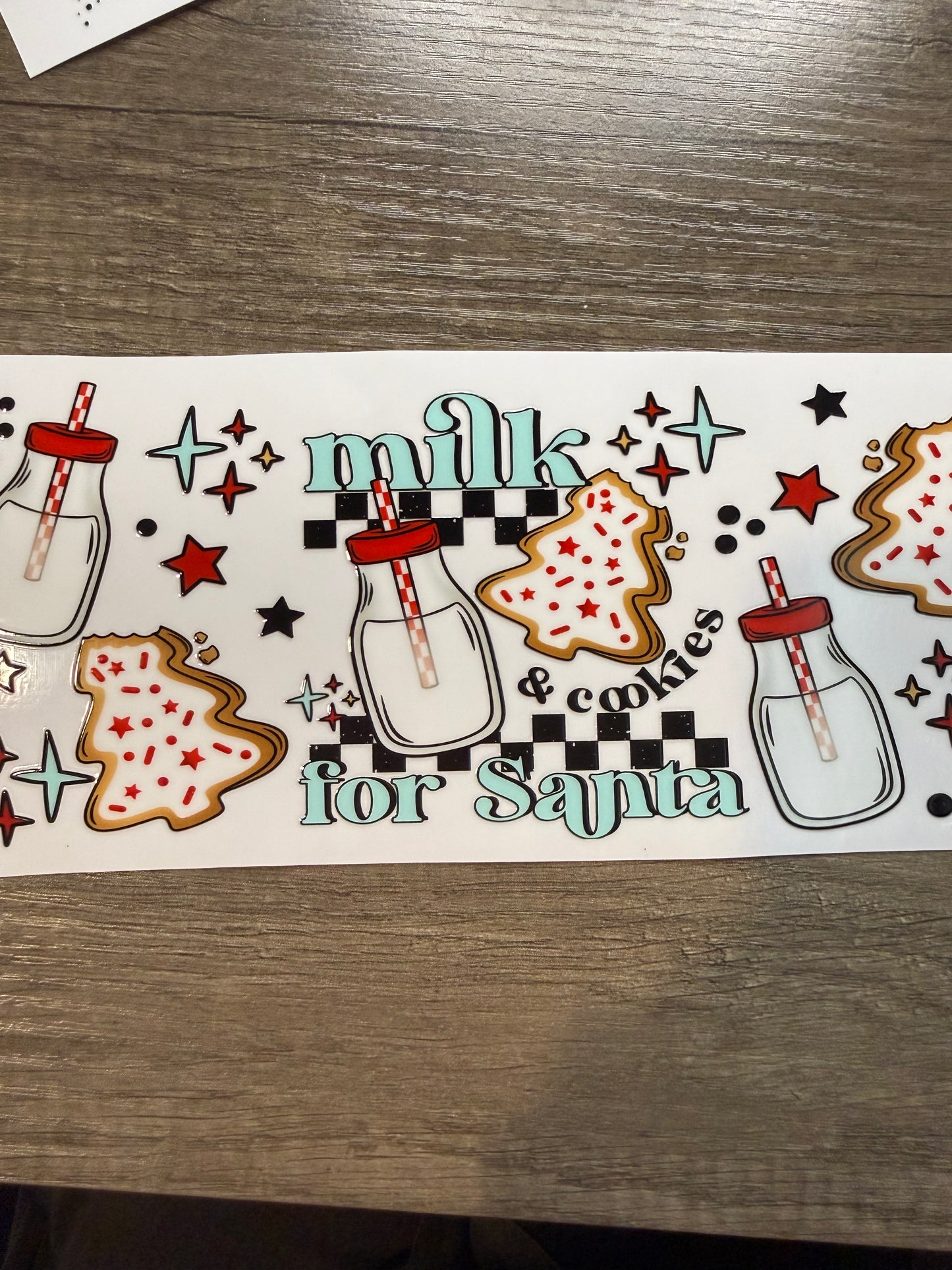 santa’s milk decal