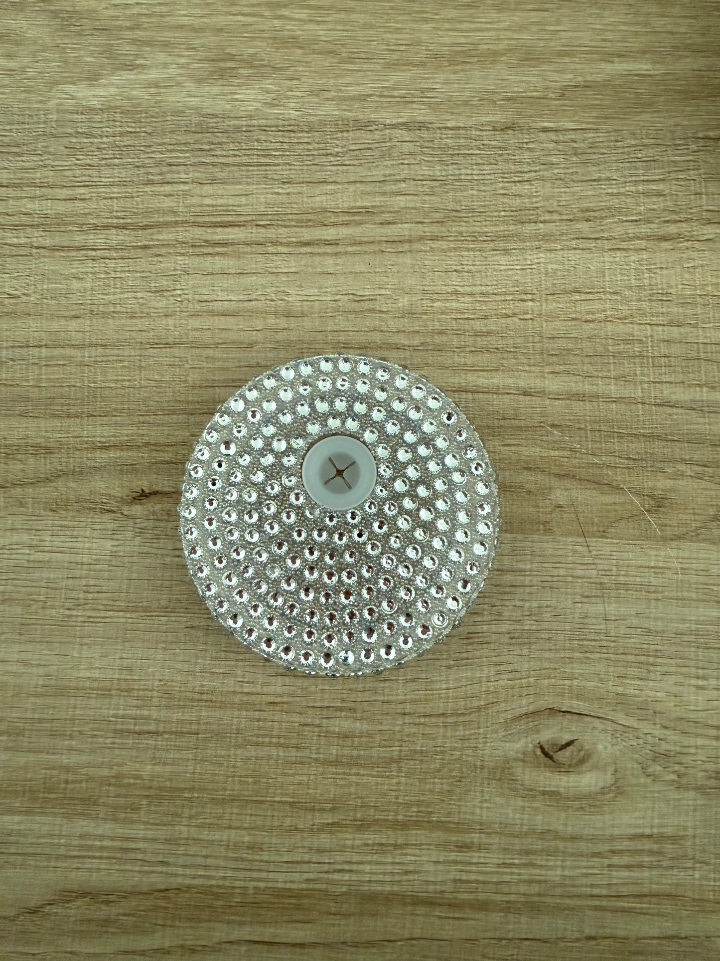 clear rhinestone lid