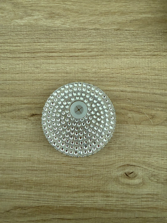 clear rhinestone lid