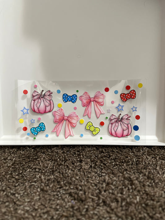 Pumpkin Bow Decal