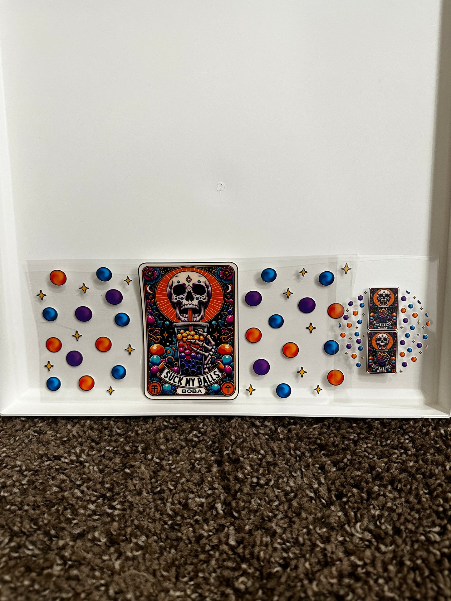Suck my balls Decal plus lid topper