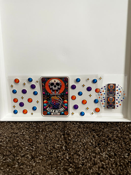 Suck my balls Decal plus lid topper