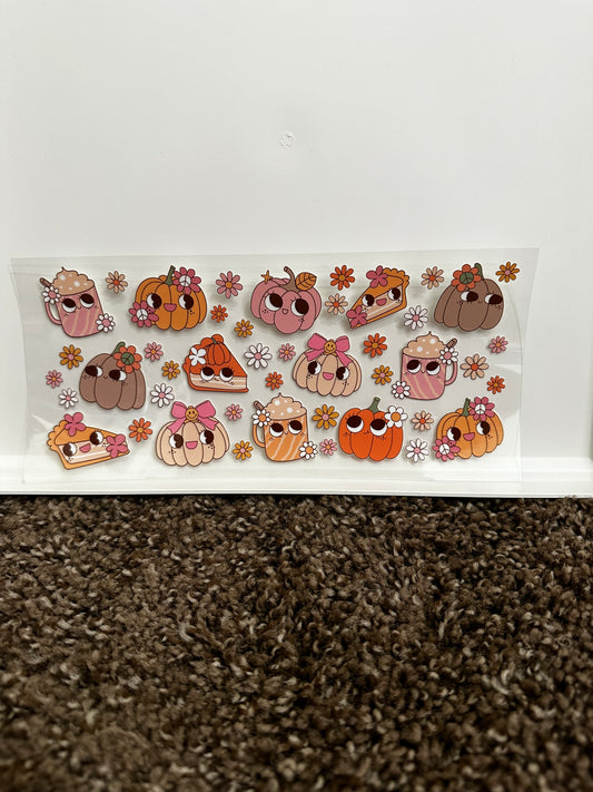 Pumpkin pie decal
